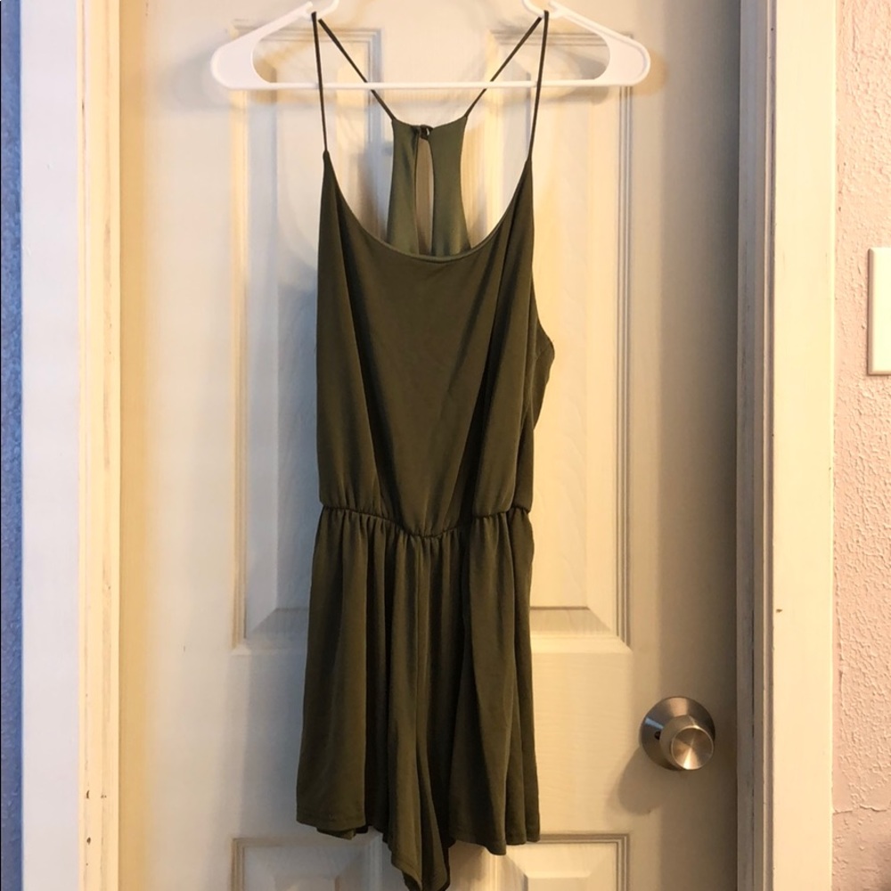 Olive colored romper